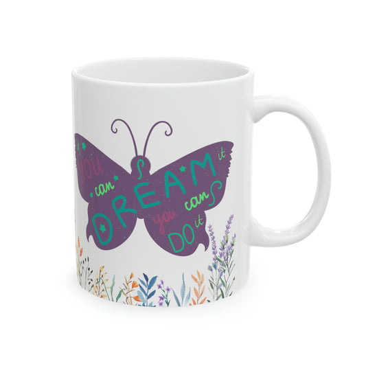 Butterfly Dream Ceramic Mug, 11oz